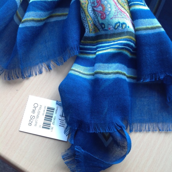 J.Jill NEW Very Beautiful Cotton Scarf NWT - Picture 10 of 13